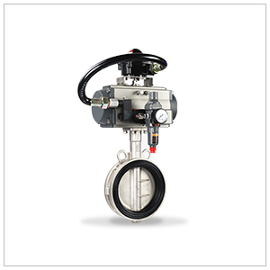 Middle flanged butterfly valve